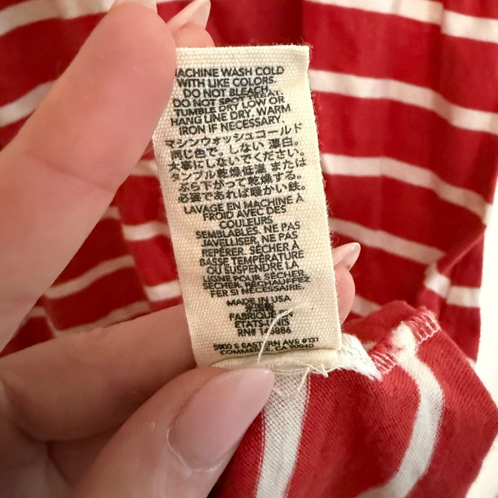 THE GREAT. Striped Racer Back Tank - Picture 7 of 7